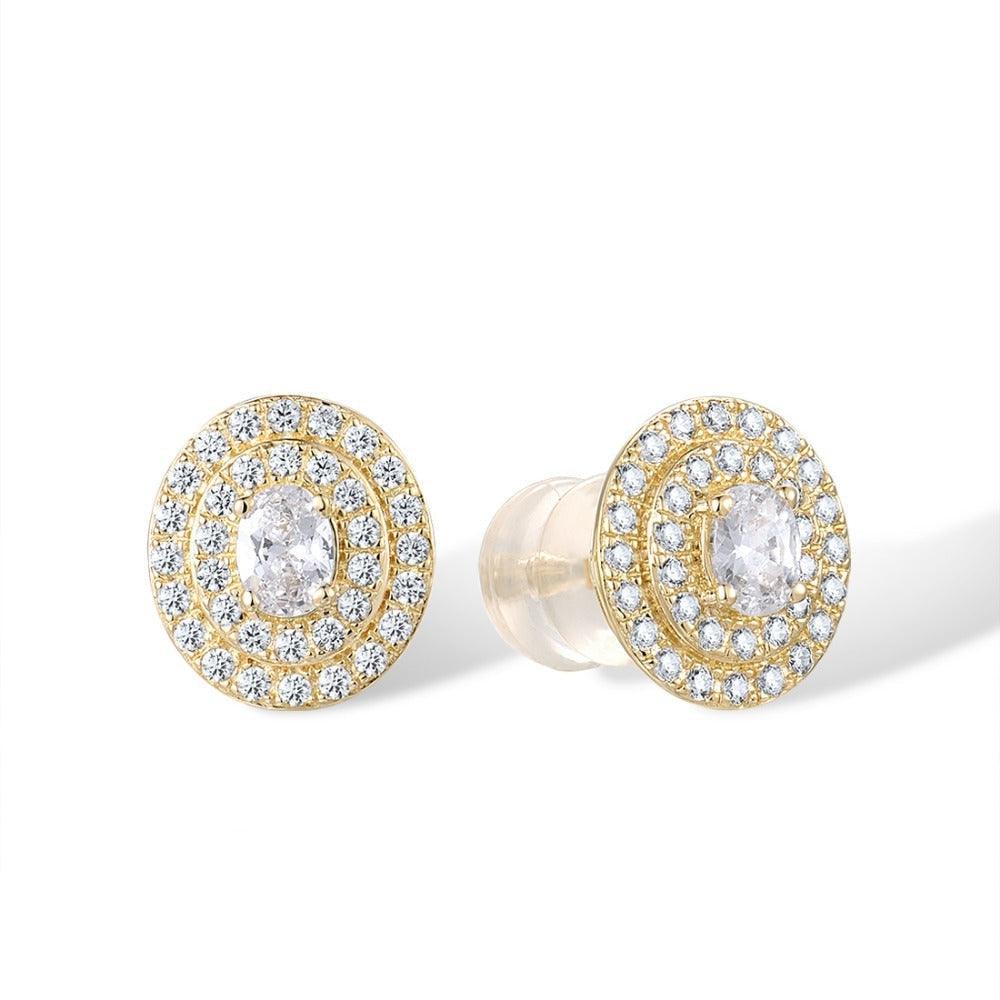 Gold & Diamond Vintage Earrings